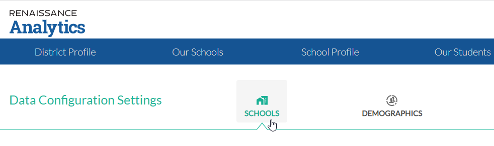 select Schools toward the top of the page
