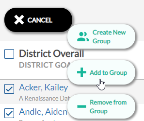 select Group, then Add to Group