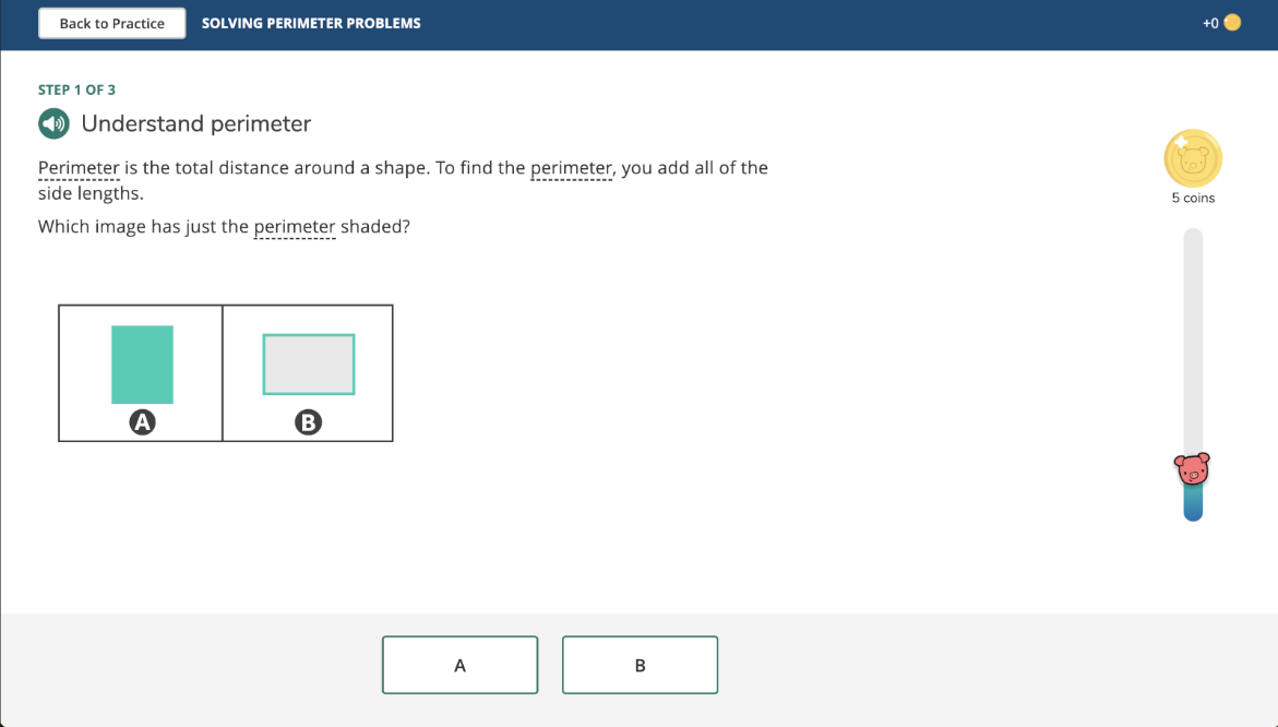 A step-by-step example of how to solve a problem.